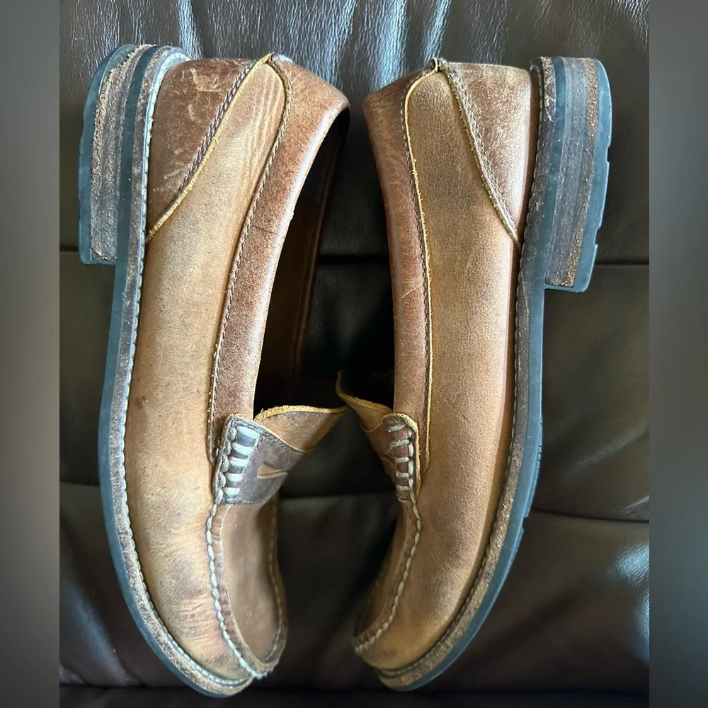 Sperry men’s top-sider brown leather loafers. Size 8M comfortable